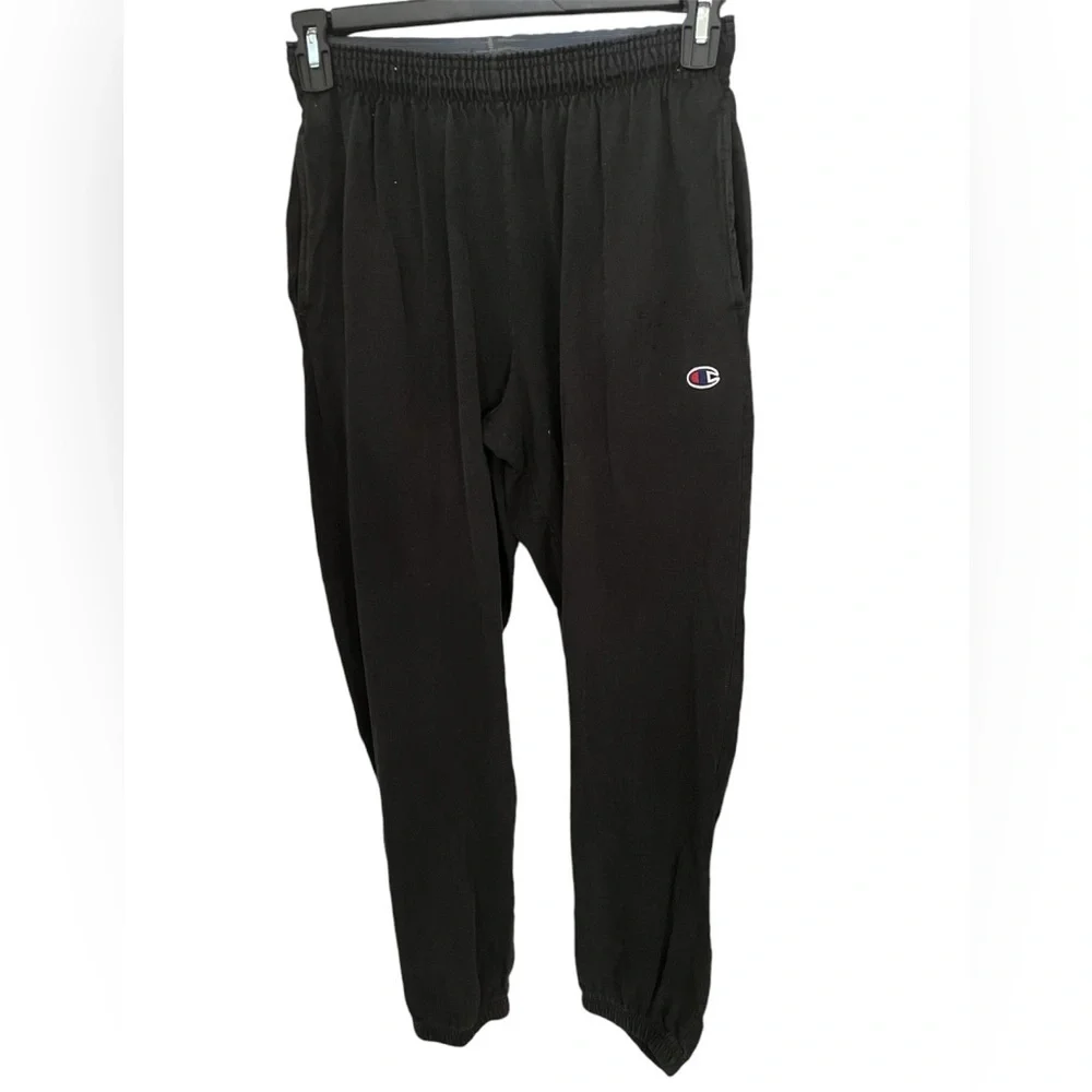 Champion Black‎ Stretchy Athletic Jogger Pants Medium